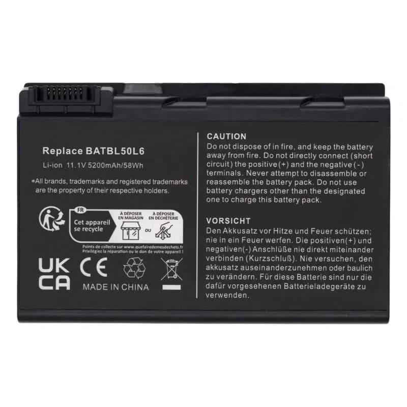 Bateria Voltistar para Acer Batbl50L4 Batbl50L6 Batbl50L8 - Nova Selada