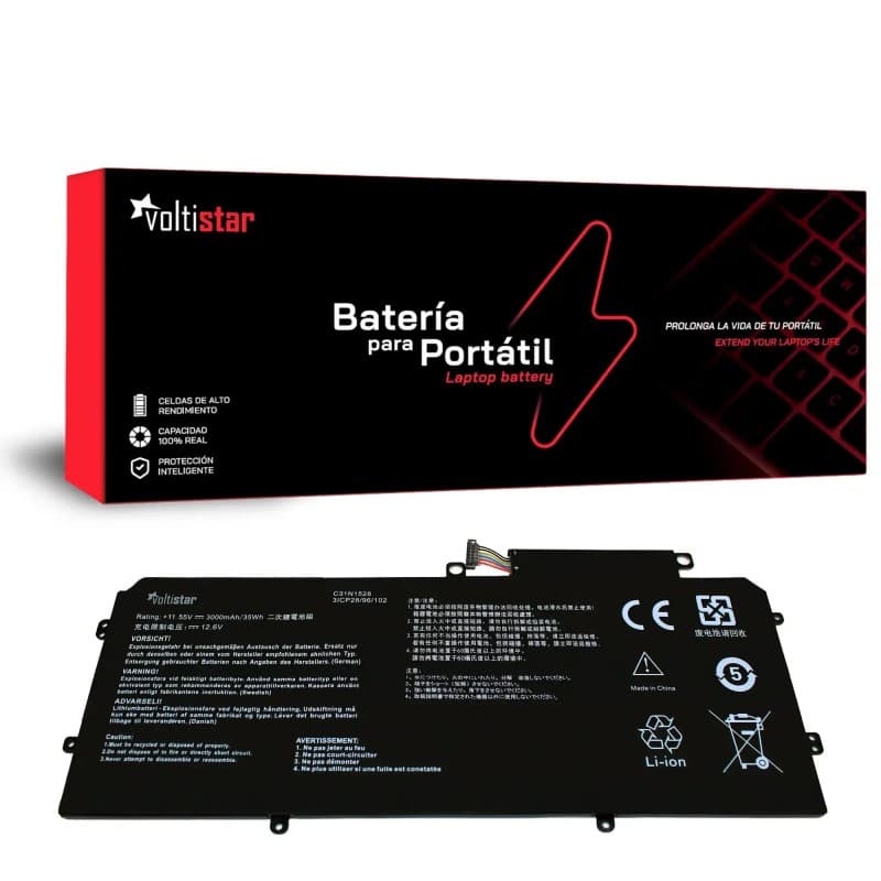 Bateria Voltistar para Asus ZenBook Flip UX360 UX360C UX360CA C31N1528 - 3000mAh — image 1