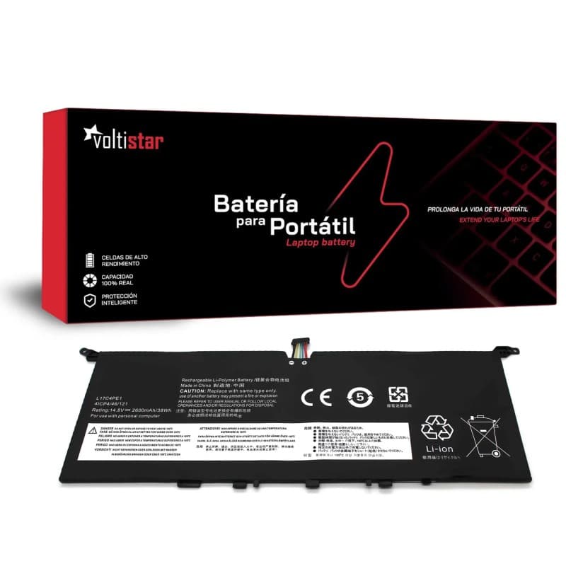 Bateria Voltistar para Lenovo IdeaPad Yoga S730-13IWL 38Wh L17C4PE1 — image 1