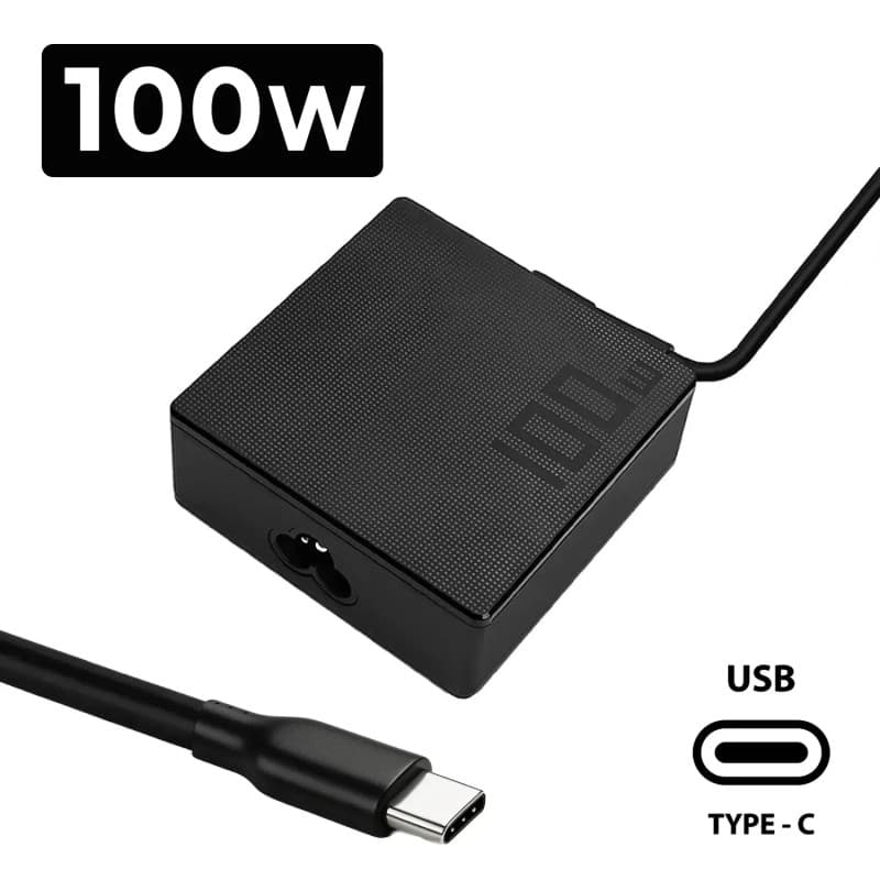 Carregador Portátil Voltistar Lenovo USB-C 100W Multivoltagem Preto — image 1