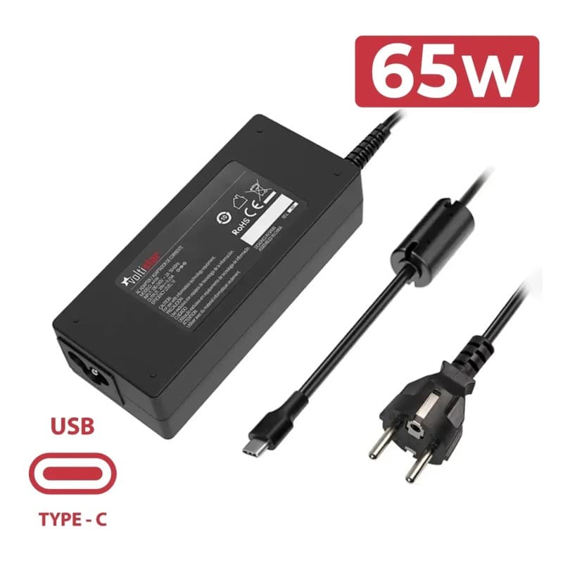 Voltistar Carregador Multivoltagem USB-C 65W para Portátil Medion 20V 3.25A — image 1
