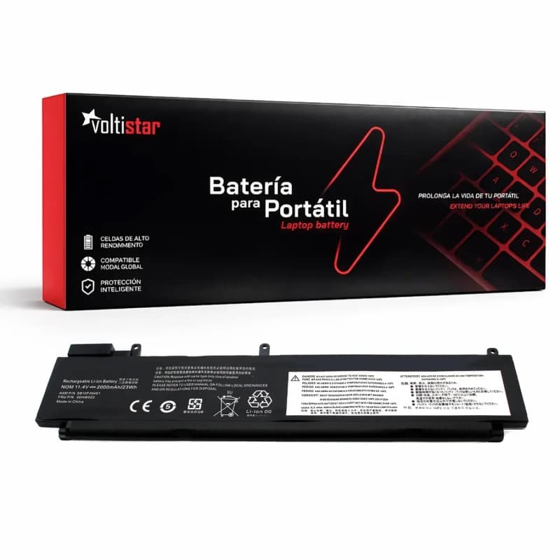 Bateria para Lenovo ThinkPad T460S T470S 00HW023 24Wh — image 1