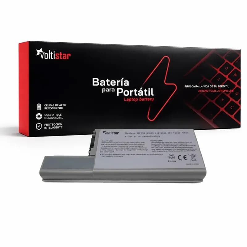 Bateria Voltistar para Dell Latitude D820 D531 11.1V 4400mAh — image 1