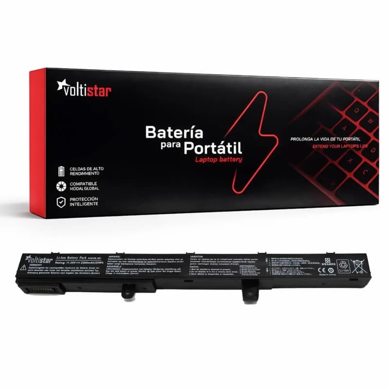 Bateria Voltistar para Asus D550M D550MA F551M F551MA X551M X551MA 11.25V — image 1