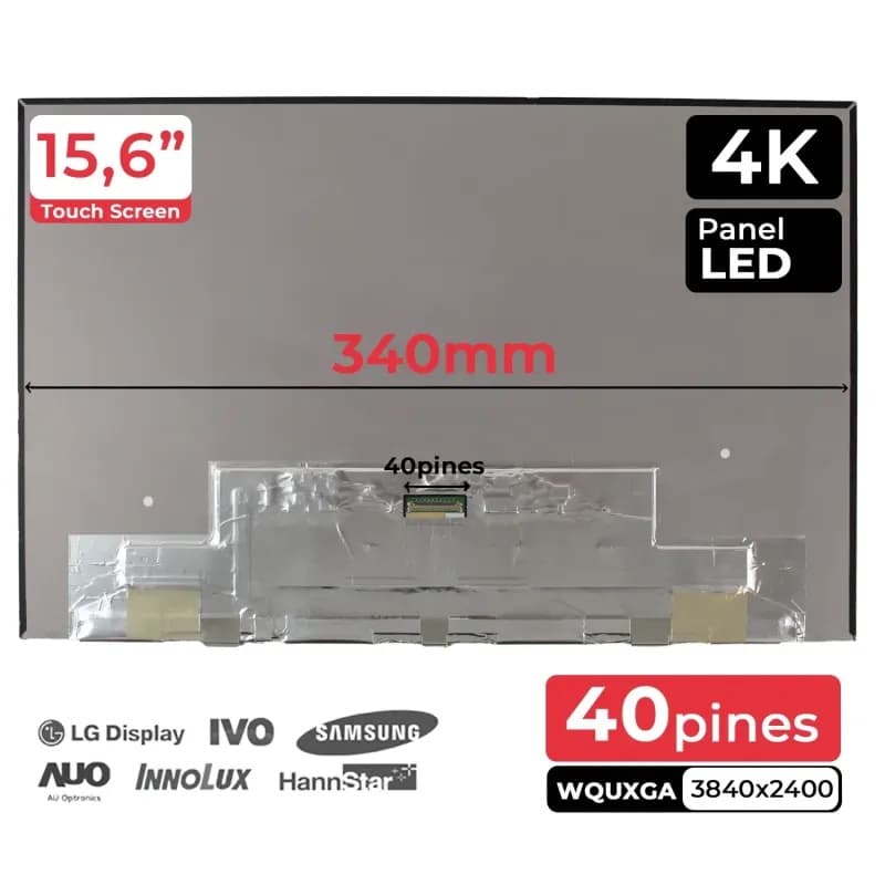 Ecrã Tátil 15.6" WQUXGA para Dell XPS 15 9500, 9510, 9520 e Precision 5550, 5560 — image 1