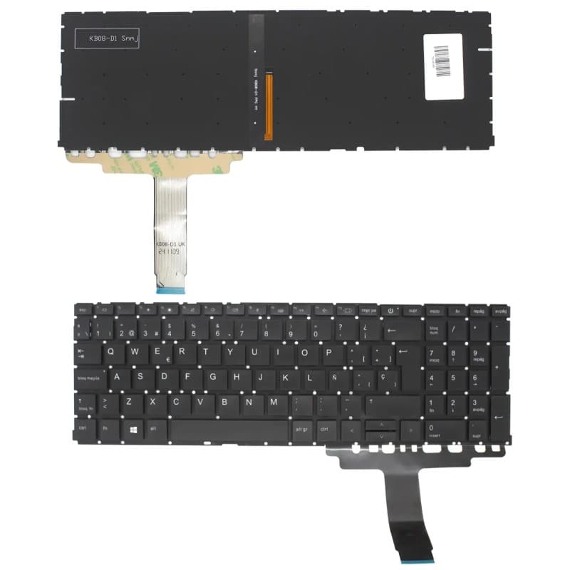 Teclado Retroiluminado para HP ProBook 450G9 455G9 860G9 860G10 - Negro — image 1