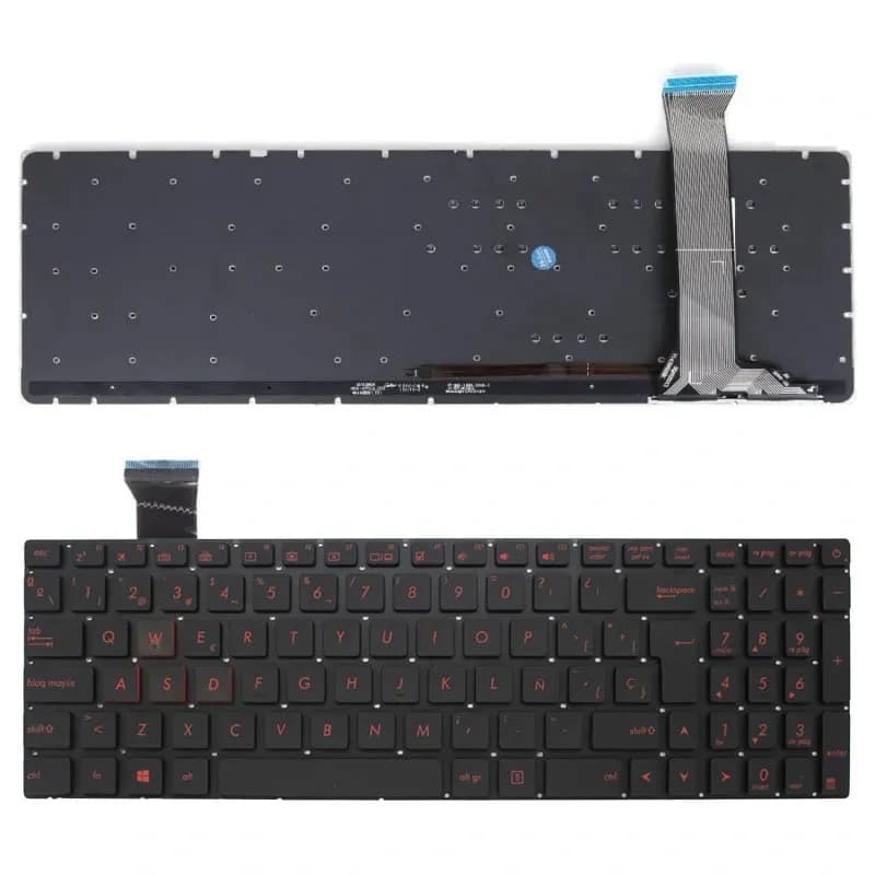 Teclado Portátil ASUS GL552 GL552J GL552JX Vermelho - Novo Selado — image 1