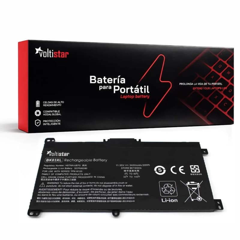 Bateria Voltistar para HP Pavilion x360 14-BA Series BK03XL HSTNN-LB7S — image 1