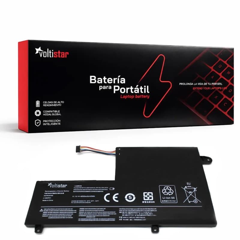 Bateria Voltistar para Lenovo Yoga 500-14ISK 80R5 80RL L15C2PB1 - 4050mAh 11.1V — image 1