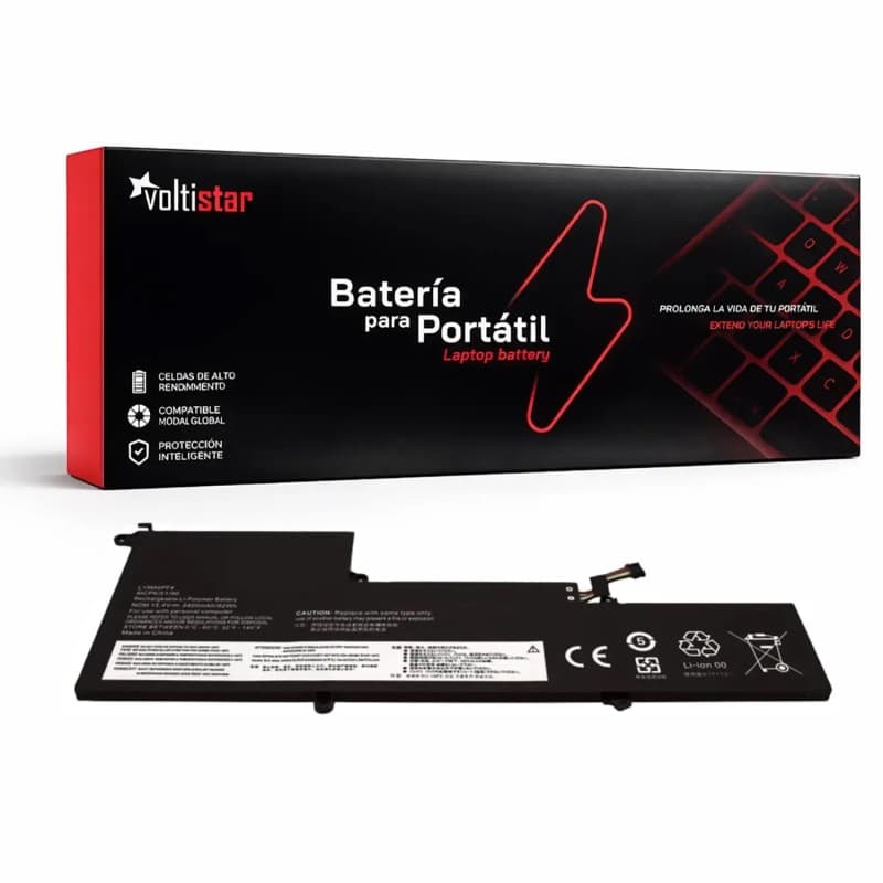 Bateria Voltistar para Lenovo Yoga Slim 7-14IIL05 L19D4PF4 15.4V 3400mAh — image 1
