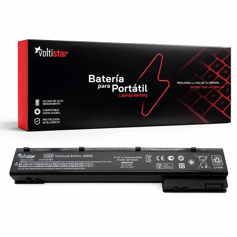Bateria Voltistar para HP EliteBook 8570W 8760W - Nova Selada — image 1
