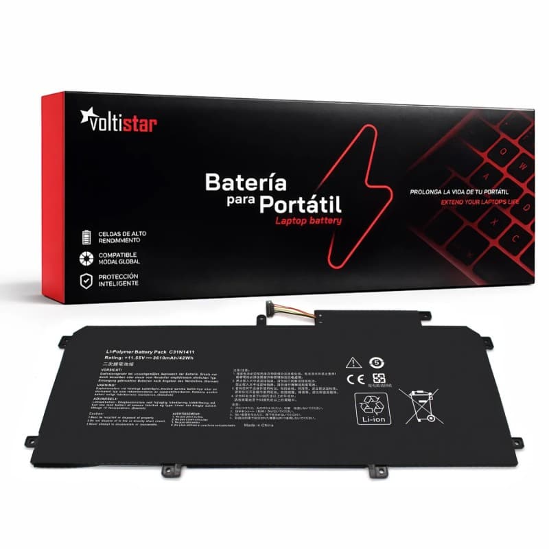Bateria Voltistar para Asus ZenBook UX305 UX305L UX305F C31N1411 — image 1