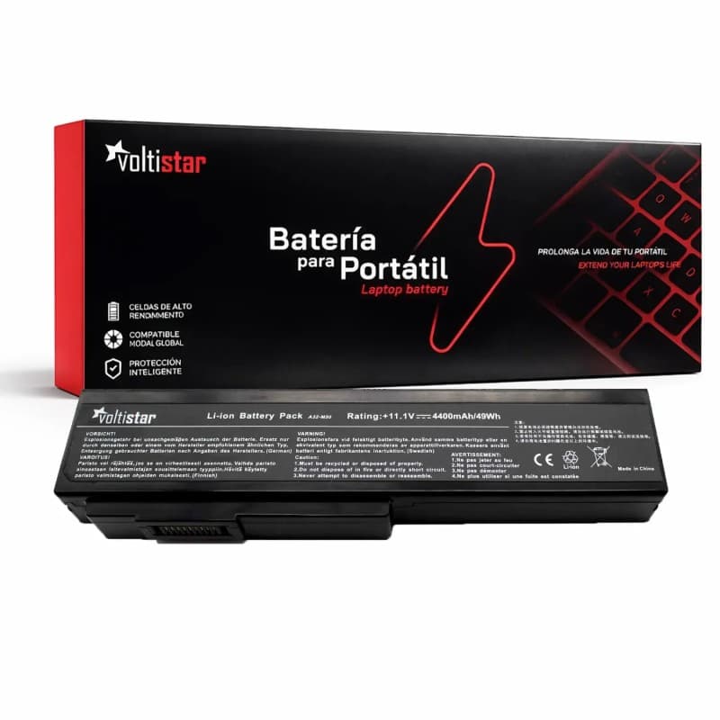 Bateria Voltistar para Portátil Asus N53S 11.1V 4400mAh — image 1