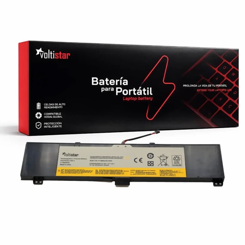 Bateria Voltistar para Lenovo Erazer Y50 Y70 Y50-70 Y70-70 (L13N4P01/L13M4P02) — image 1