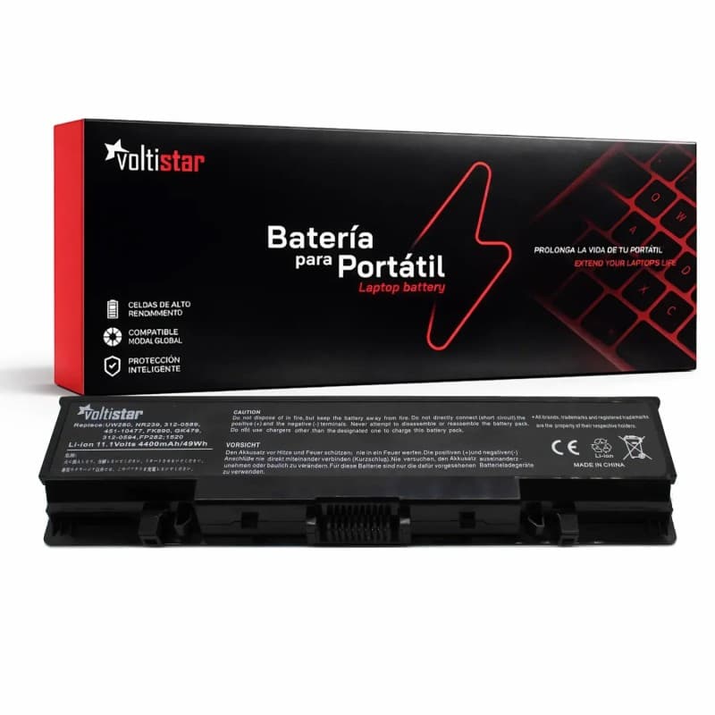 Bateria para Portátil Dell Inspiron 1520 1521 1720 1721 Vostro 1500 1700 - Voltistar — image 1