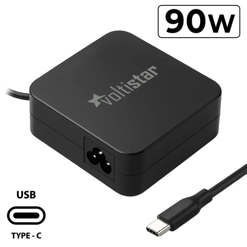 Carregador USB Tipo-C 90W 5.2V-2.4A / 12V-3A / 15V-3A / 20V-4.25A — image 1