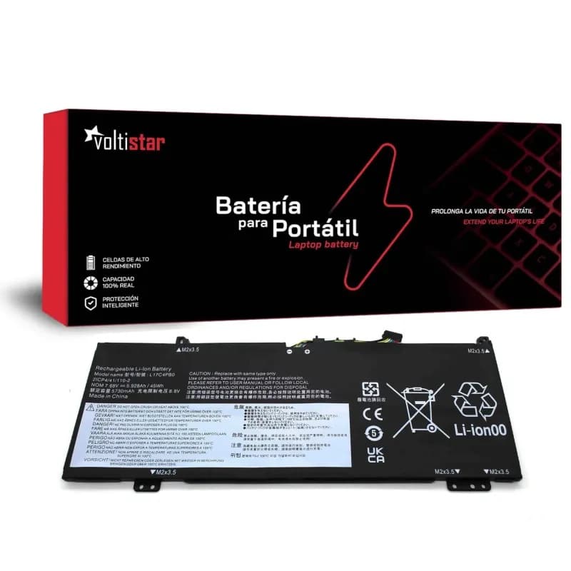 Bateria Voltistar para Lenovo Flex 6-14ARR L17C4PB0 - Nova e Selada — image 1