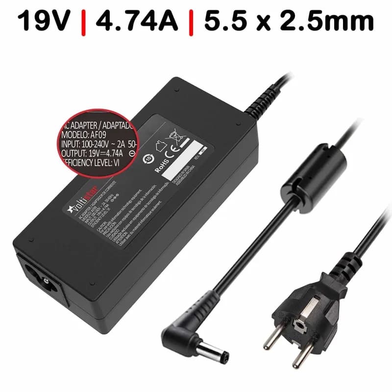 Carregador Asus F3 F3A F3J 19V 90W - — image 1