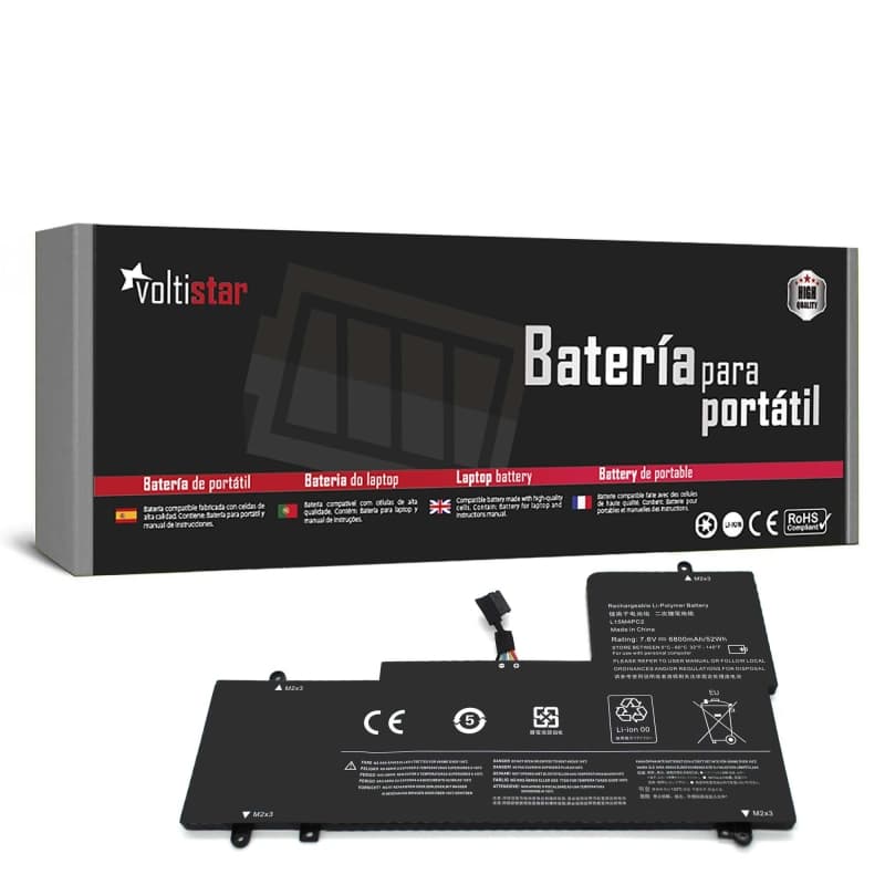 Bateria Voltistar para Lenovo Yoga 710-15IKB 5B10K90778 - 7.6V 6800mAh — image 1