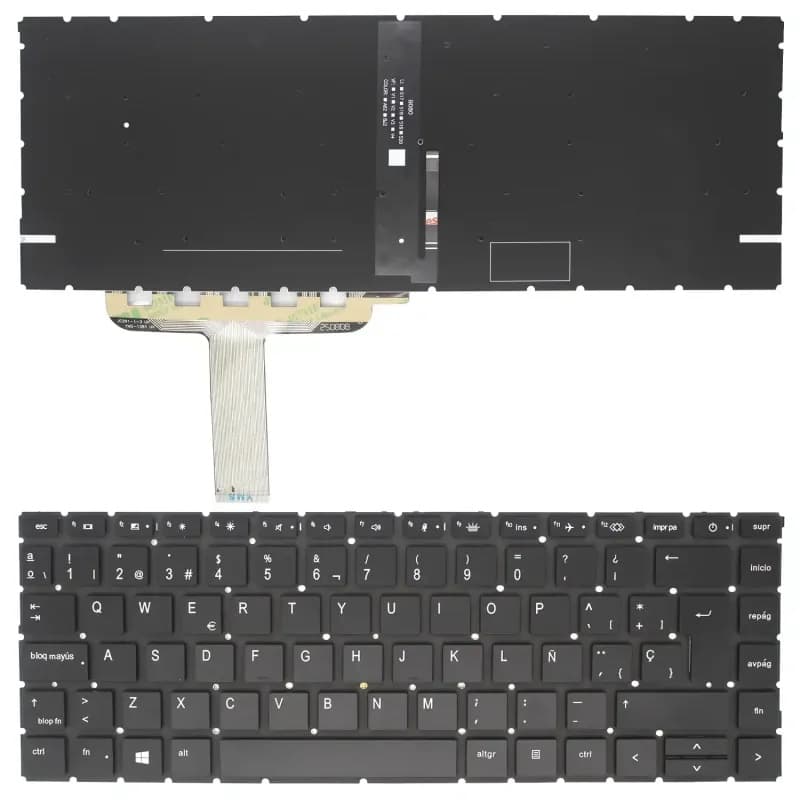 Teclado Retroiluminado para HP ProBook 440 G8 445 G8 - Preto — image 1