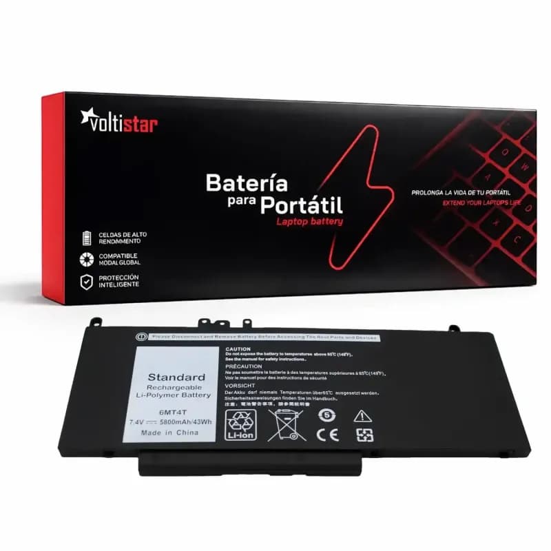 Bateria Voltistar para Dell Latitude 3160 E5470 E5450 E5550 E5570 - 5800mAh — image 1