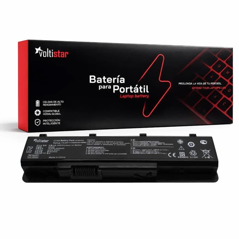 Bateria para Portátil Asus N45S N55E N55S N75 Series - Voltistar 4400mAh — image 1