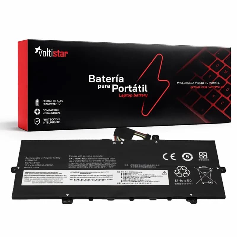 Bateria para Portátil Lenovo ThinkBook 13X G2 13S G4 L21M4PD0 L21C4PD0 Voltistar — image 1