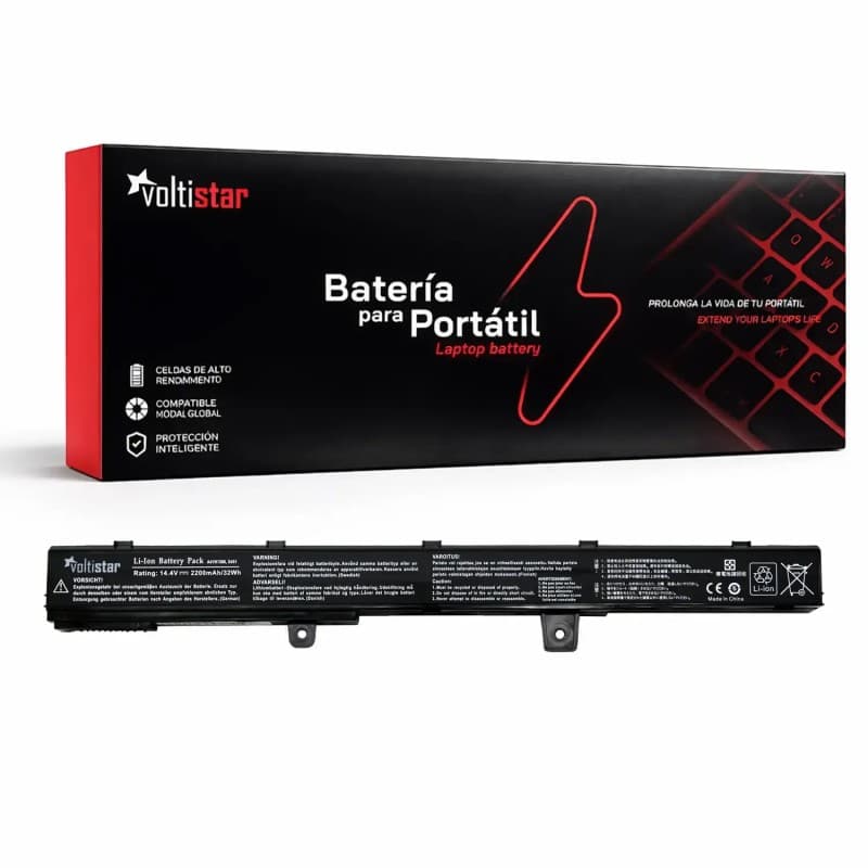 BATERÍA PARA ASUS X551M (A41N1308, 14.4V, 2200 MAH) — image 1