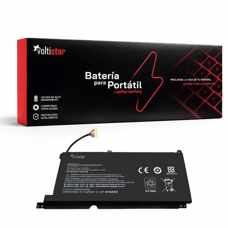 Bateria Voltistar para HP Pavilion Gaming 15-EC Series | 11.4V 4150mAh — image 1