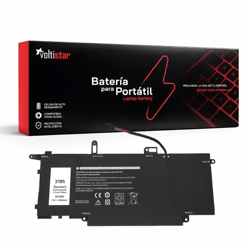 Bateria NF2MW para Dell Inspiron 7400 | Latitude 7400/9410 | 7.4V 4200mAh — image 1