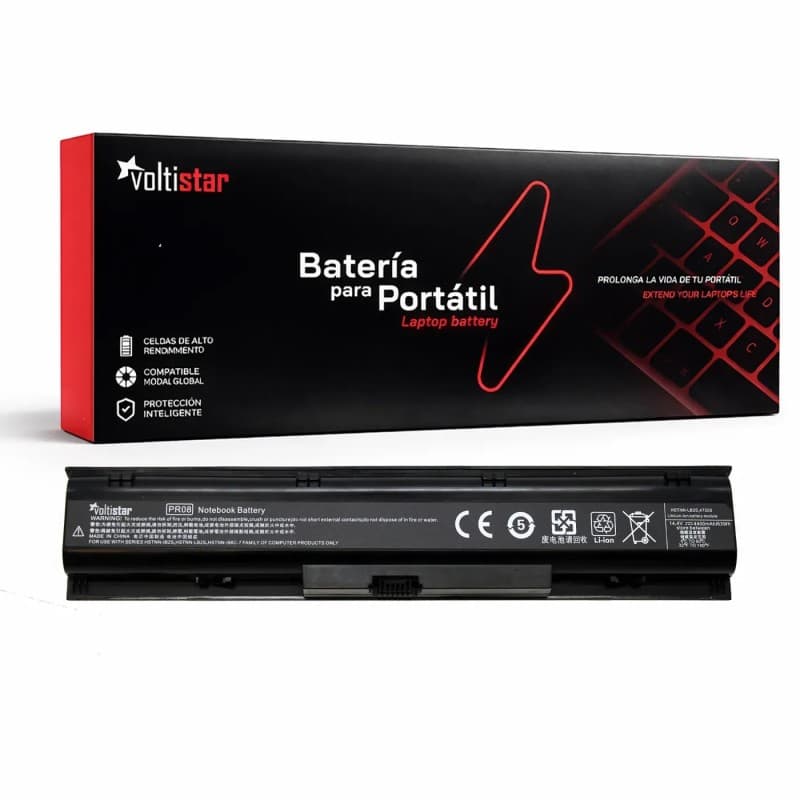 Bateria para Portátil HP ProBook 4740S 633807-001 14.4V 4400mAh Voltistar — image 1