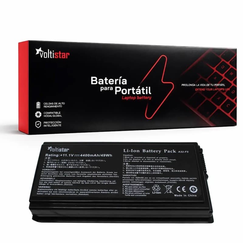 Bateria Voltistar para ASUS F5 F5C F5GL F5M F5N F5R - Nova Selada — image 1