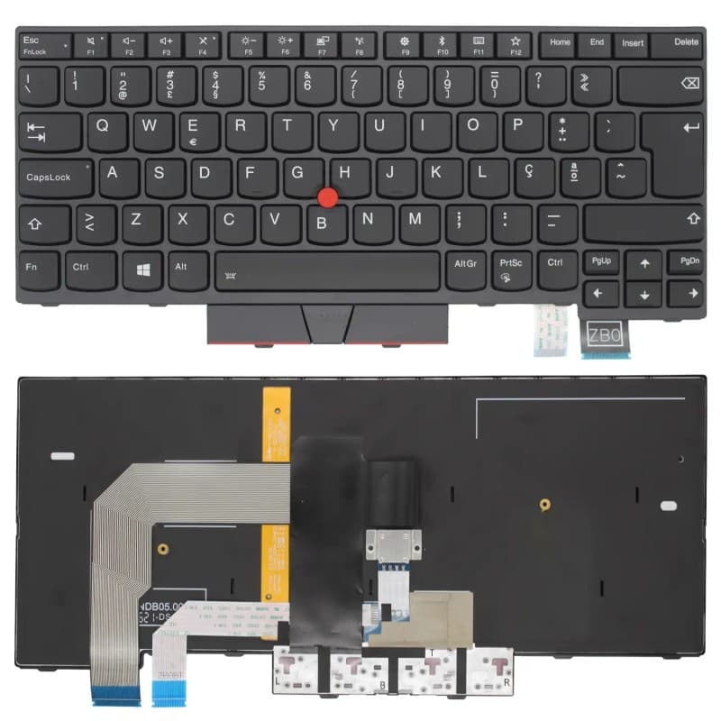 Teclado Lenovo Thinkpad T460 T470 T480 Português - Novo — image 1