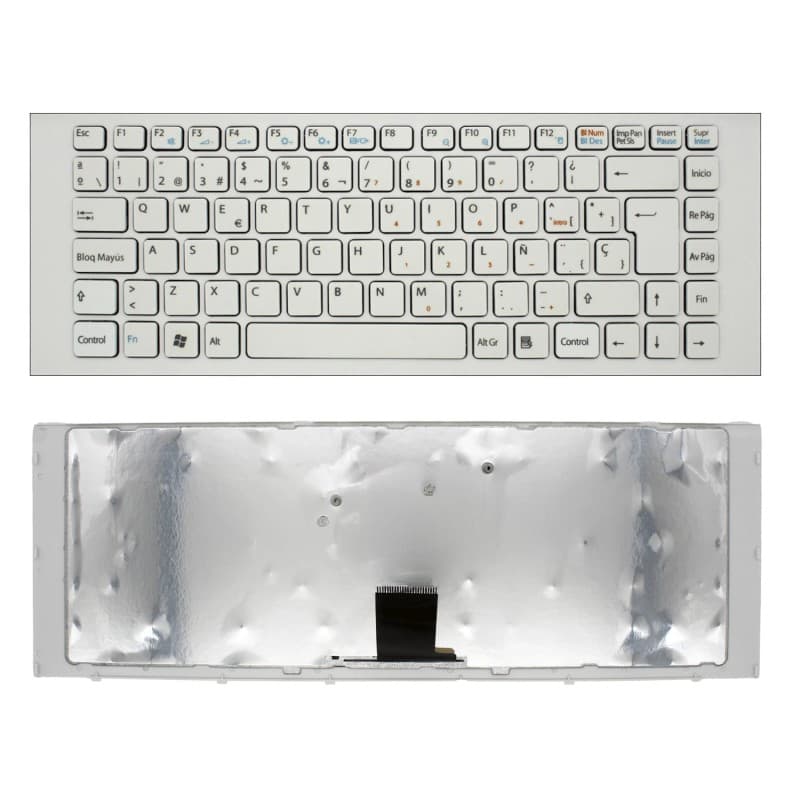 Teclado para Portátil Sony VAIO VPC-EG Branco — image 1