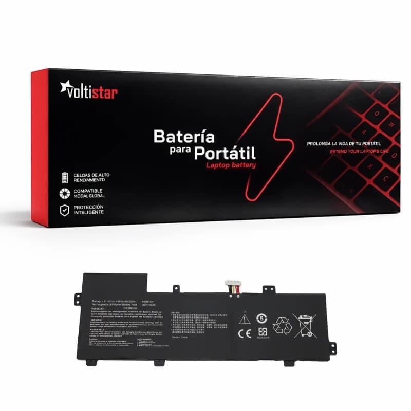 Bateria Voltistar para Asus ZenBook UX510UX B31N1534 - 4550mAh 11.4V — image 1