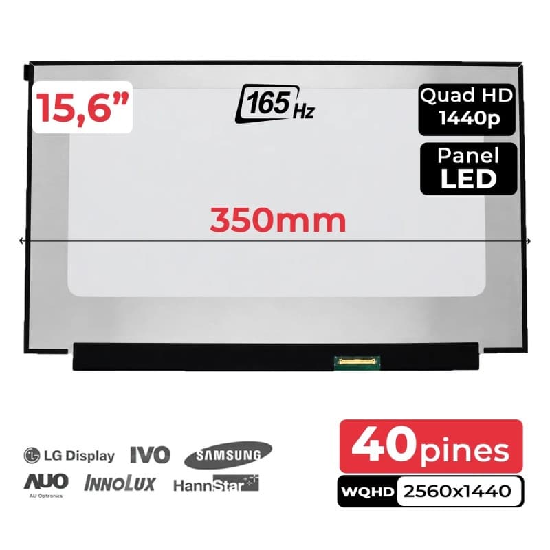Ecrã LED Mate 15.6" para MSI Katana 15, Pulse GL66 e Crosshair 15 - QHD 165Hz — image 1