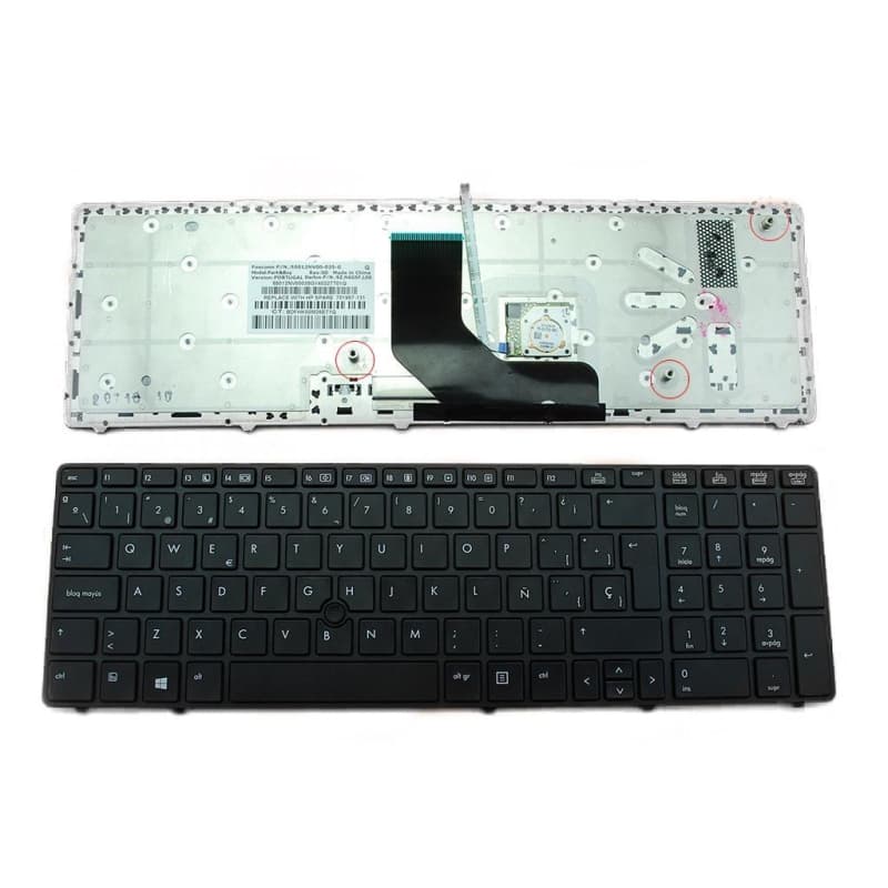 Teclado para Portátil HP EliteBook 8560p Negro — image 1