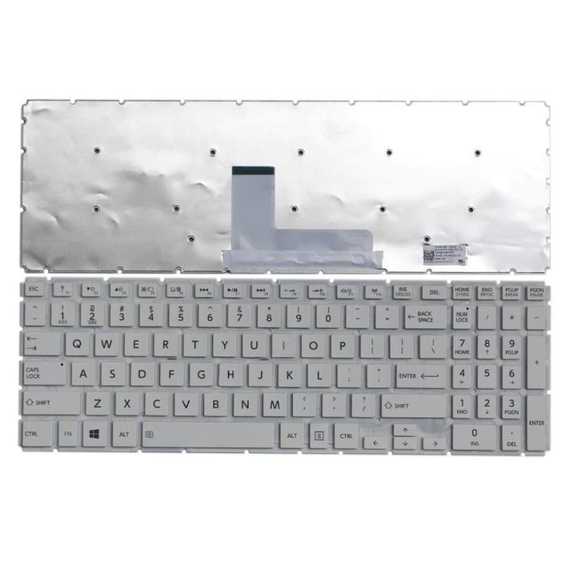 Teclado para Portátil Toshiba Satellite L55-B NSK-V91SQ Branco — image 1