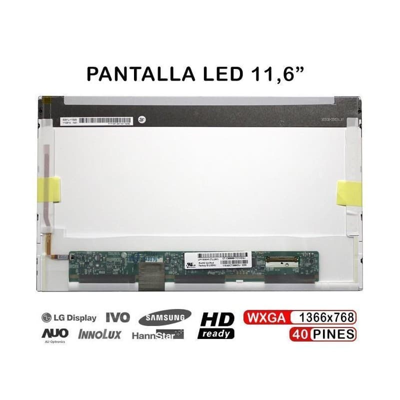Pantalla LED 11.6" para Portátil Acer Aspire LP116WH1-TLA1 — image 1