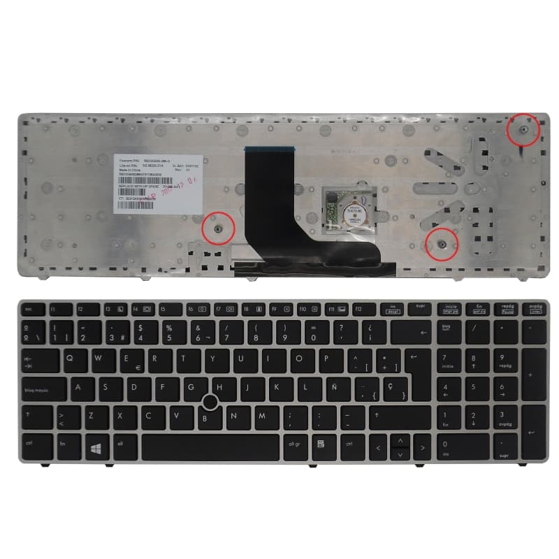Teclado para Portátil HP Probook 6560B 6565B Elitebook 8570P — image 1