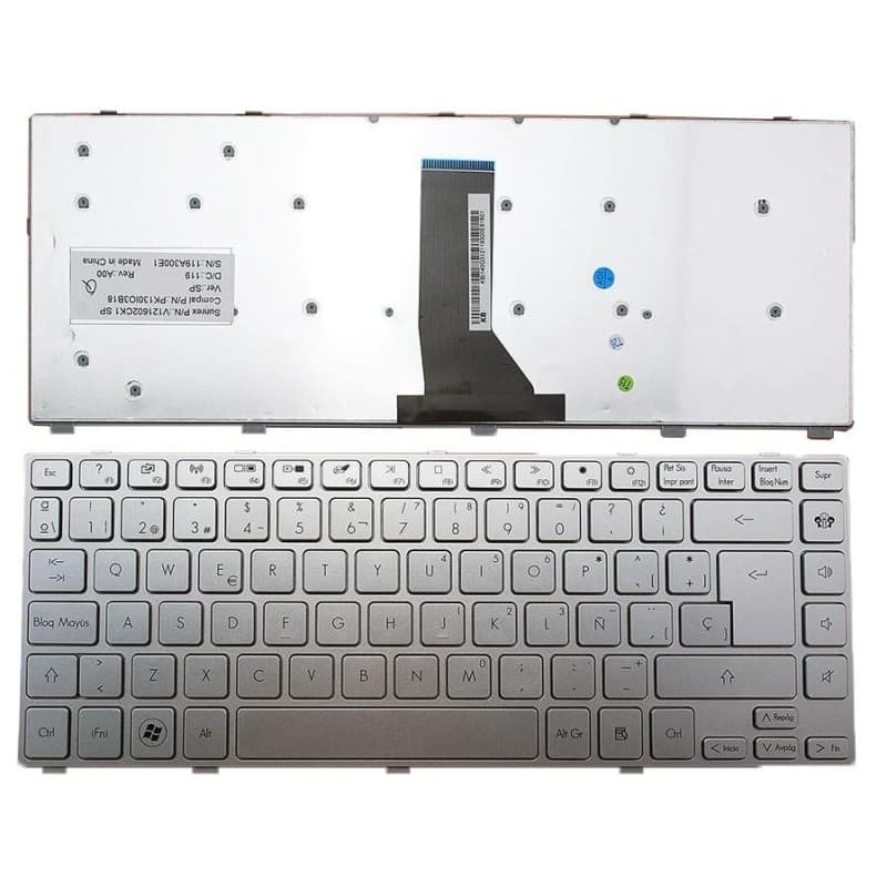 Teclado para Portátil Gateway NV47H V121602CLK1 - Novo e Selado — image 1
