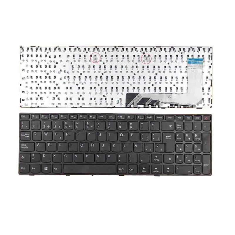 Teclado para Lenovo IdeaPad 110-17ACL 110-17IKB 110-17ISK - Moldura Preta — image 1