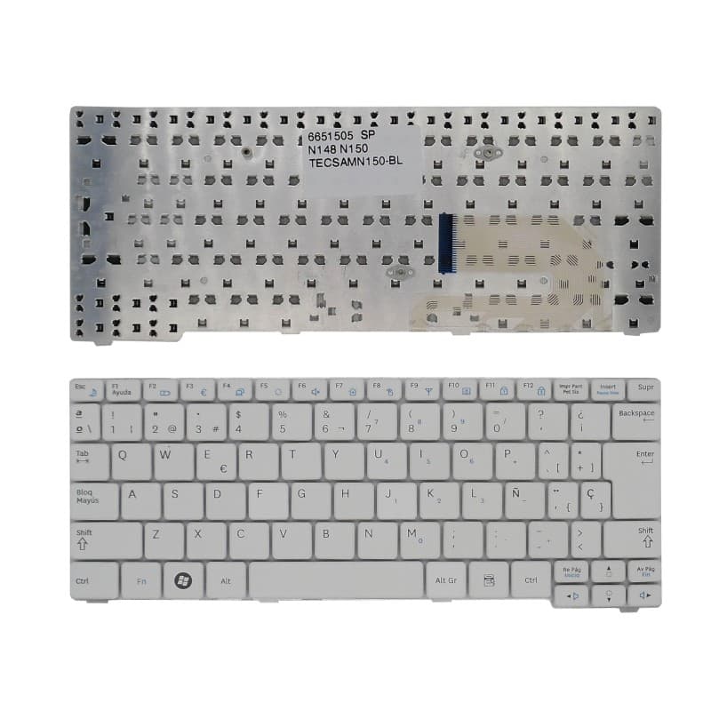 Teclado para Portátil Samsung NP N145 N148 N150 CNBA590 Branco — image 1