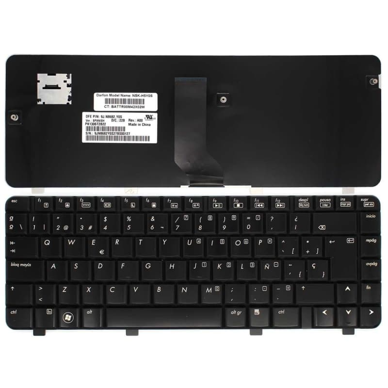 Teclado para Portátil HP Pavilion DV3 DV3-2000 9J.N28G82.P0S Azul Escuro — image 1