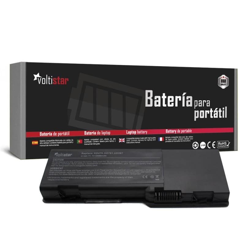 Bateria Voltistar para Dell Inspiron 1501 E1505 6000 6400 9200 XPS M170 Precision M90 — image 1