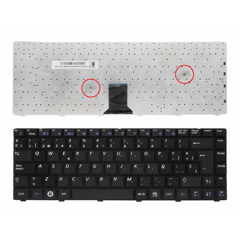 Teclado para Portátil Samsung NP-R522 NP-R520 Castellano — image 1