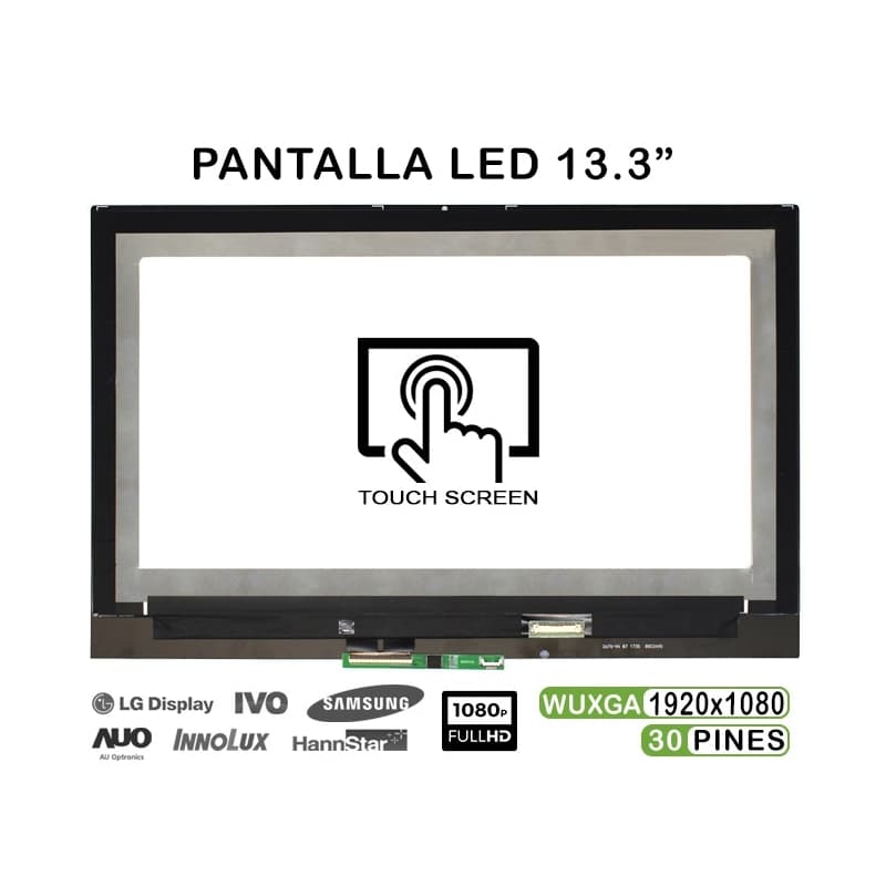 PANTALLA CON TÁCTIL DE 13.3' PARA PORTÁTIL LENOVO YOGA 720-13IKB FHD M133NWF4 R0 — image 1