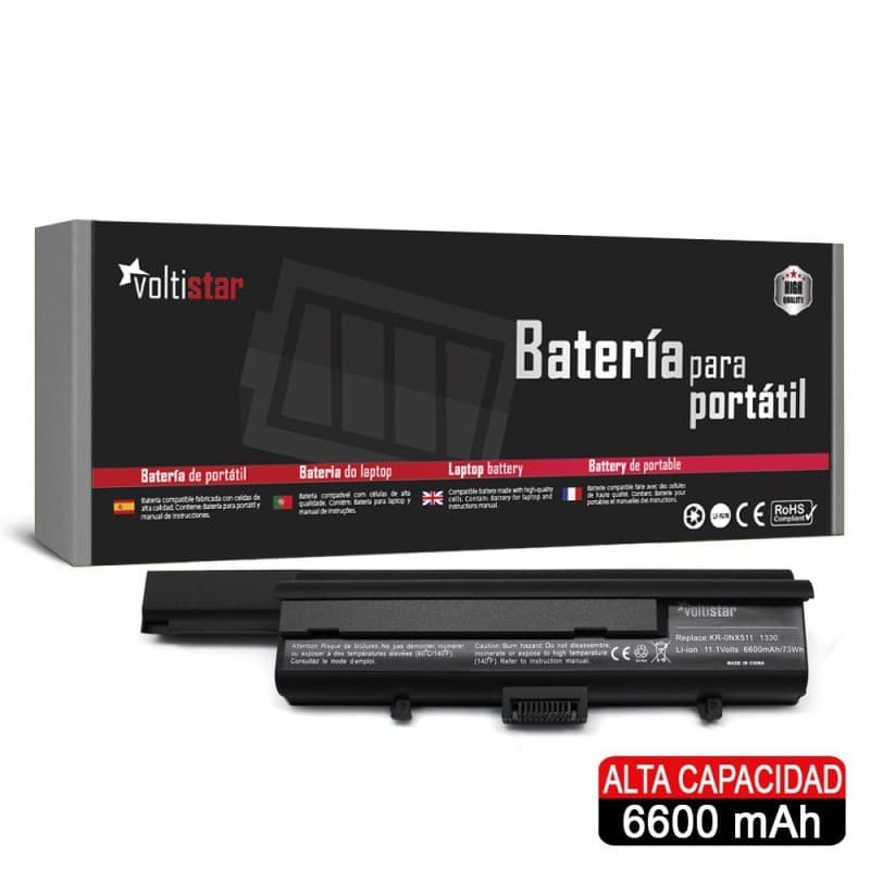 Bateria de Alta Capacidade Voltistar para Portátil Dell M1330 6600mAh — image 1